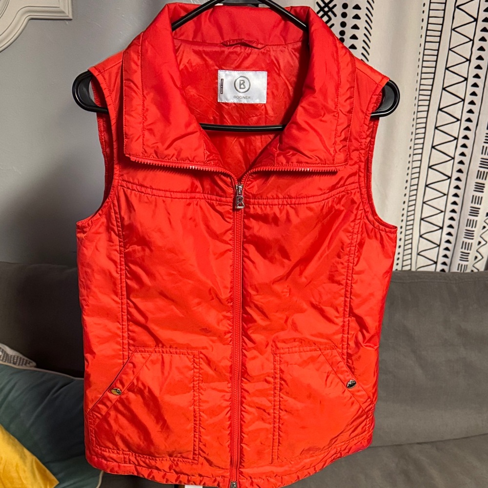 Bogner Fiery Orange Down Vest